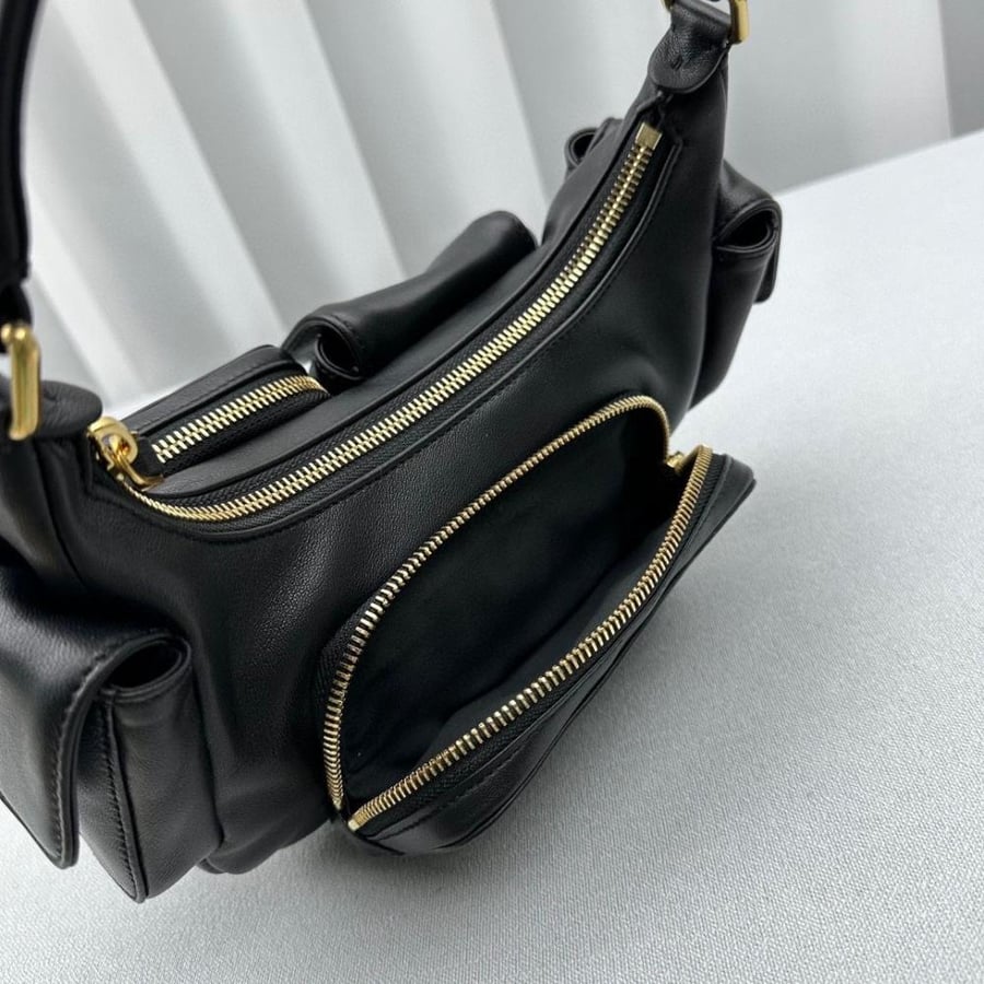 Nappa Leather Pocket Bag