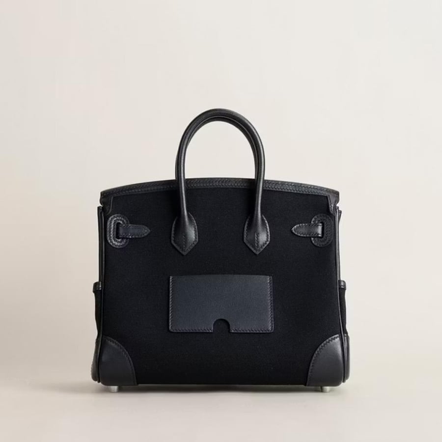 Birkin25 Cargo Swift/toile CK89 Noir PHW