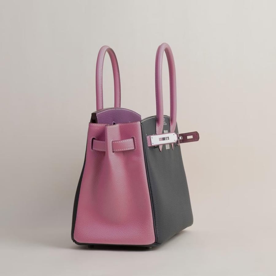 Birkin 30cm Togo 88 Graohite/3Q Rose sakura/P9 Anemone PHW