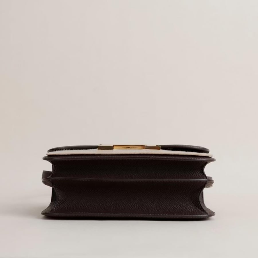 Constance 18CM Epsom 47 Chocolate GHW
