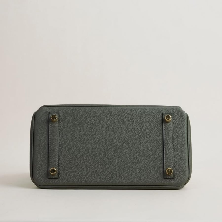 Birkin 25cm Togo C6 Vert De Gris GHW
