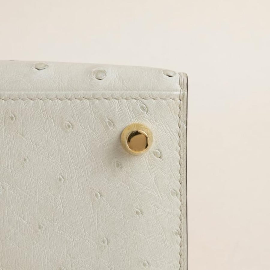 Kelly25 Ostrich 3C Parchemin