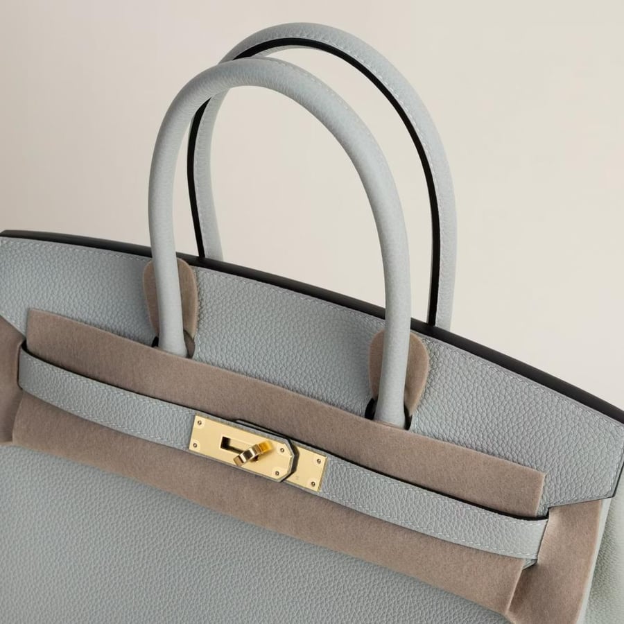Birkin 30cm Togo 0W Snow Grey GHW