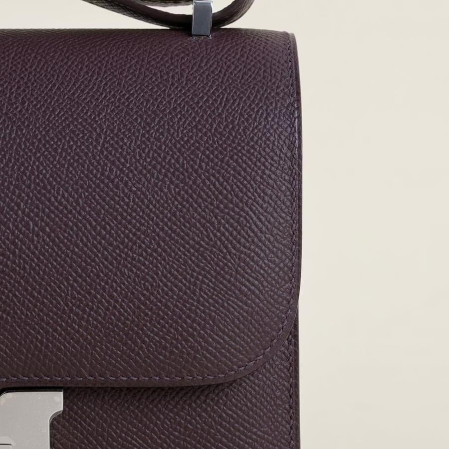 Constance 18CM Epsom 0G Rouge sellier PHW