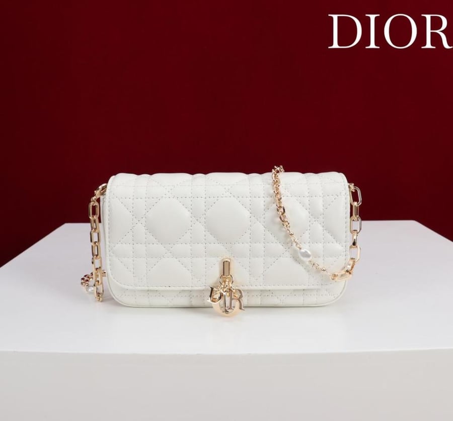 Lady dior phone pouch