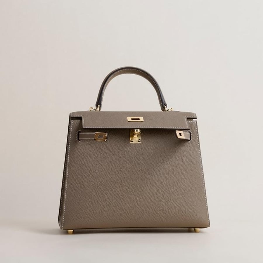 Kelly25 Epsom Sellier Etoupe