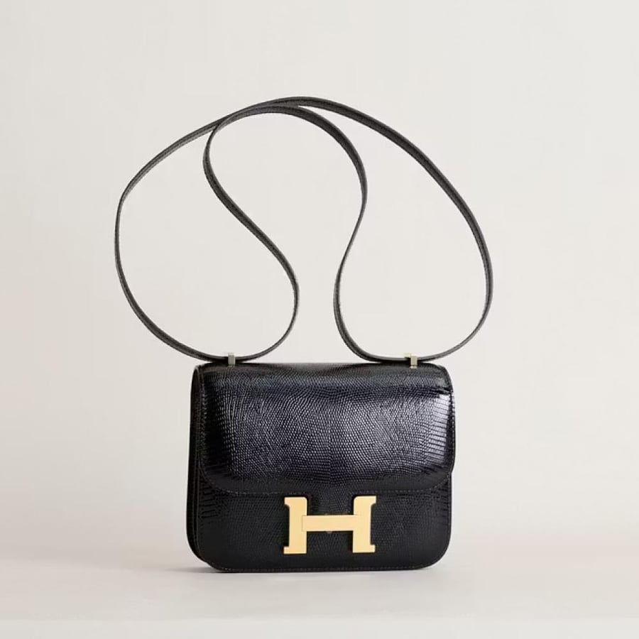 Constance 18CM Lizard 89 Black GHW