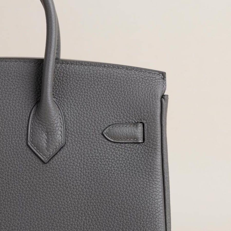 Birkin 25cm Togo 8F Etain GHW