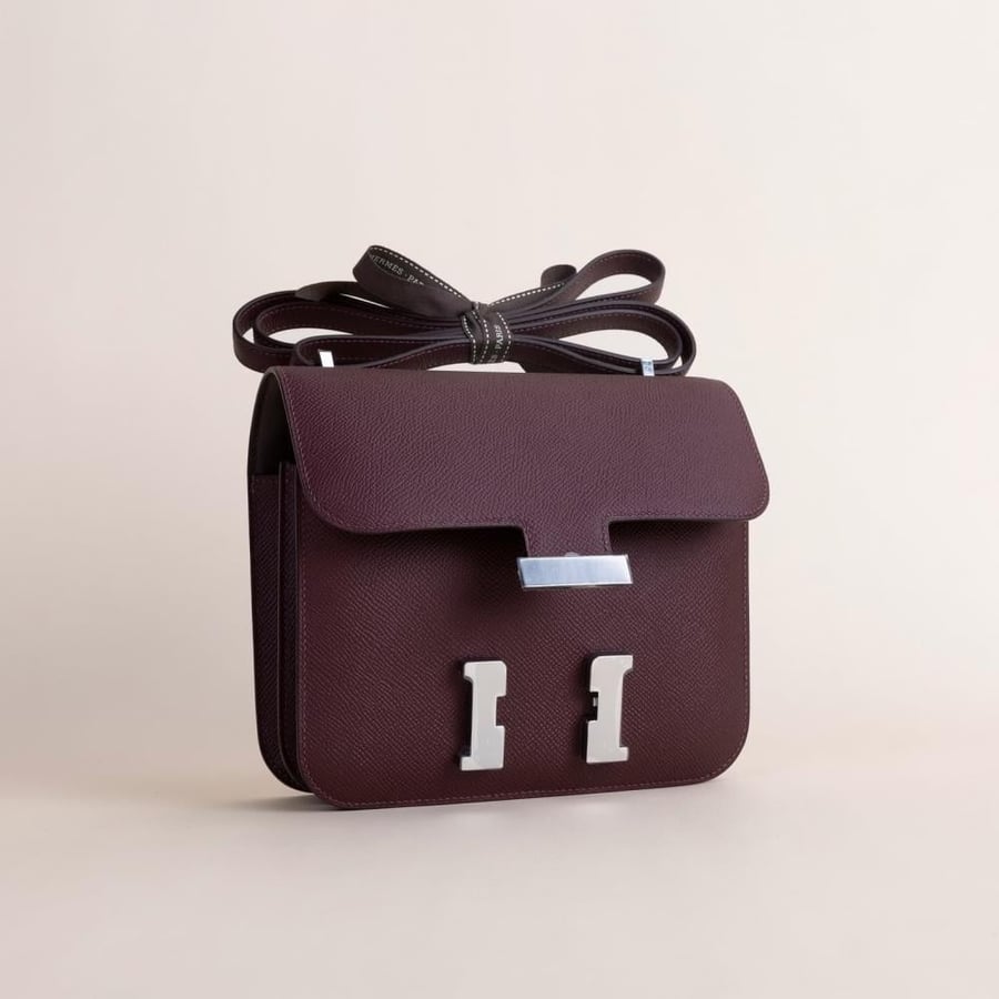 Constance 18CM Epsom 57 Bordeaux PHW