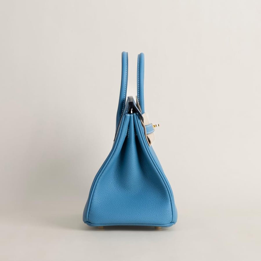 Birkin 25cm Togo 75 Blue Jean GHW