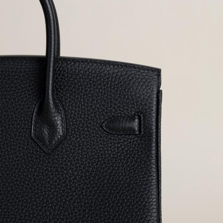Birkin 25cm Togo 89 Noir PHW