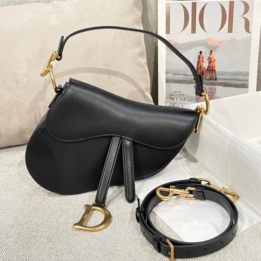 Dior Saddle Bag with Strap 25.5cm