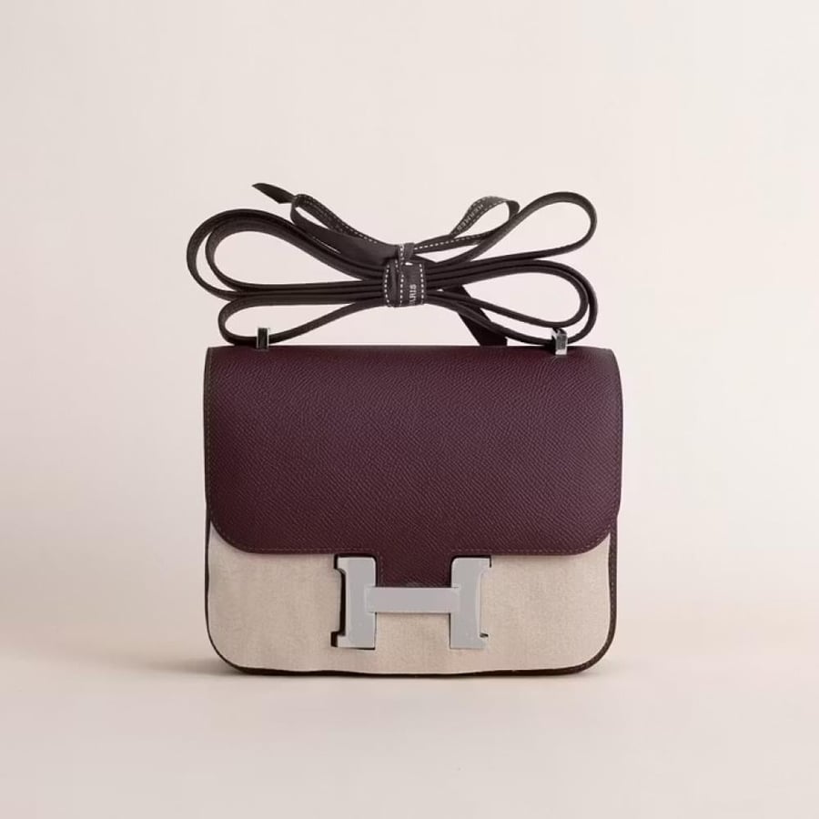 Constance 18CM Epsom 57 Bordeaux PHW