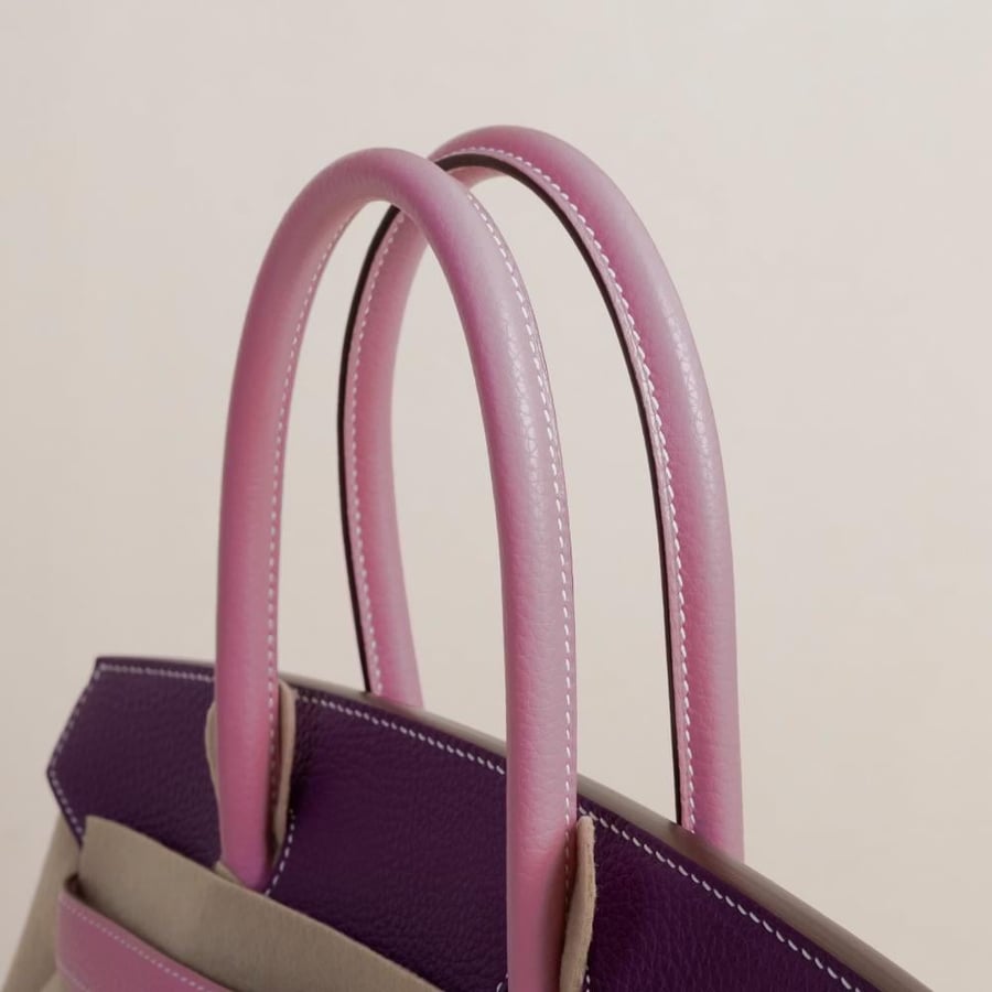 Birkin 30cm Togo 88 Graohite/3Q Rose sakura/P9 Anemone PHW
