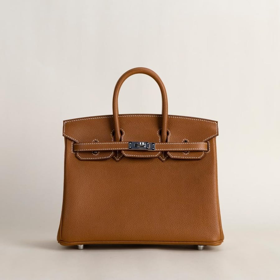 Birkin 25cm Faubourg Barenia CK37 gold PHW