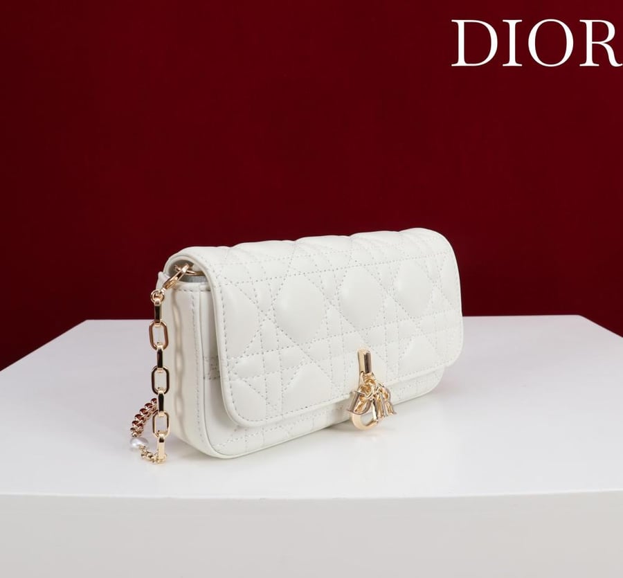 Lady dior phone pouch