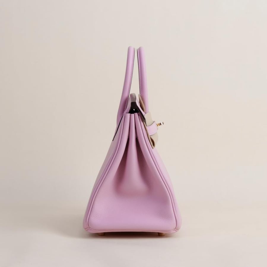 Birkin 25cm Swift X9 Mauve Syivestre RGHW