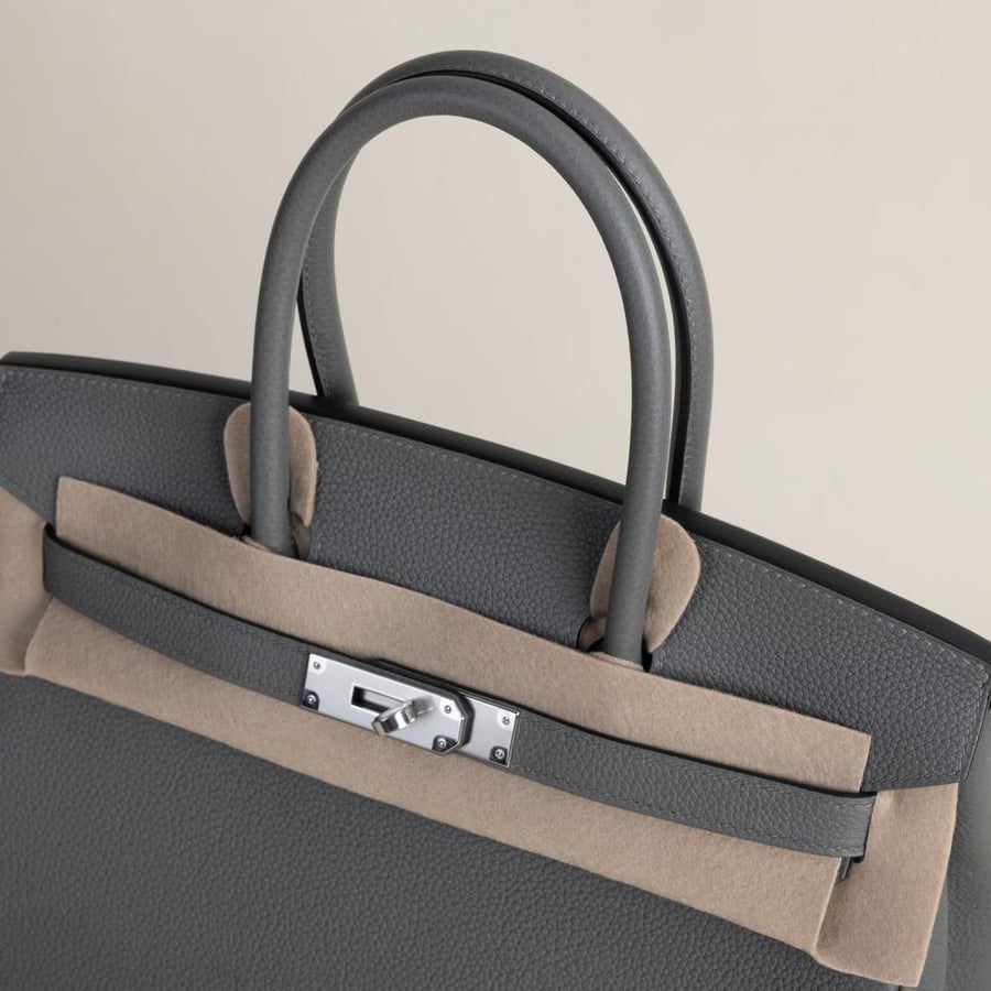 Birkin 30cm Togo 0L Gris Meyer  PHW