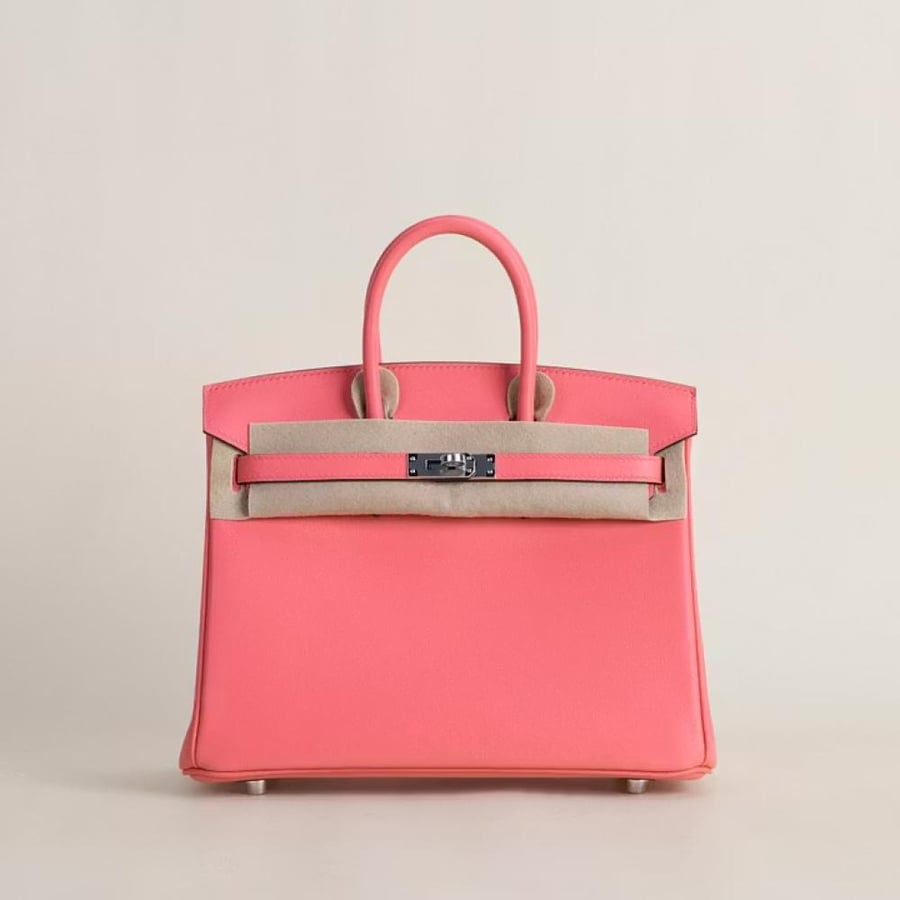 Birkin 25cm Swift leather 8W Rose azelee PHW
