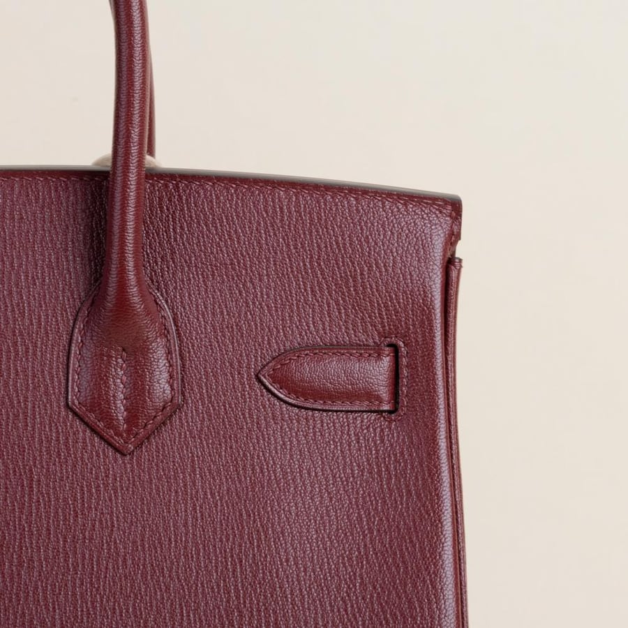 Birkin 30cm Chevre 55 Rouge H GHW