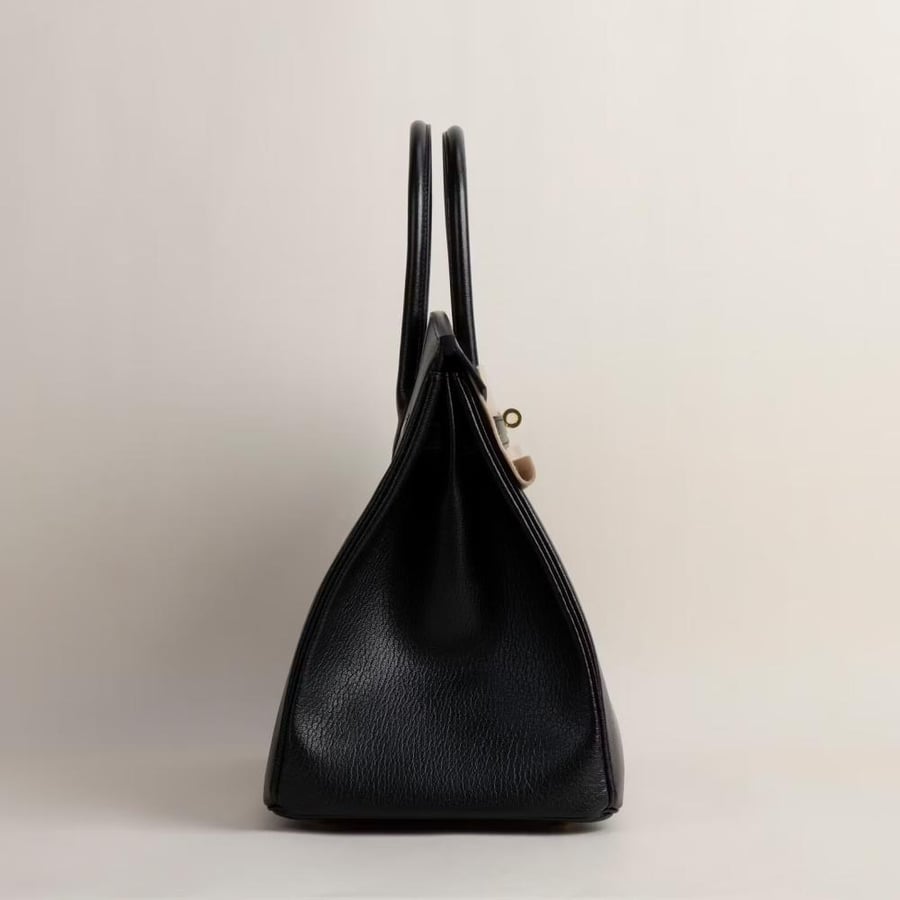 Birkin 35cm Chevre 89 Noir GHW