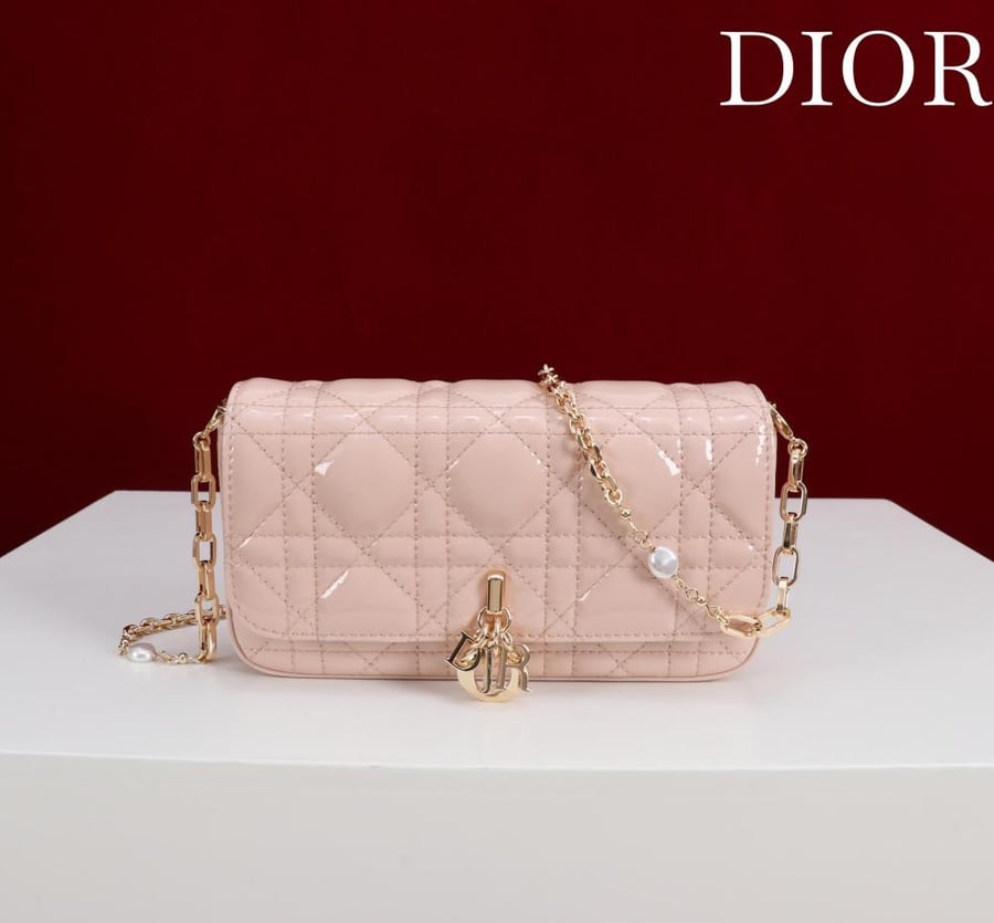 Lady dior phone pouch