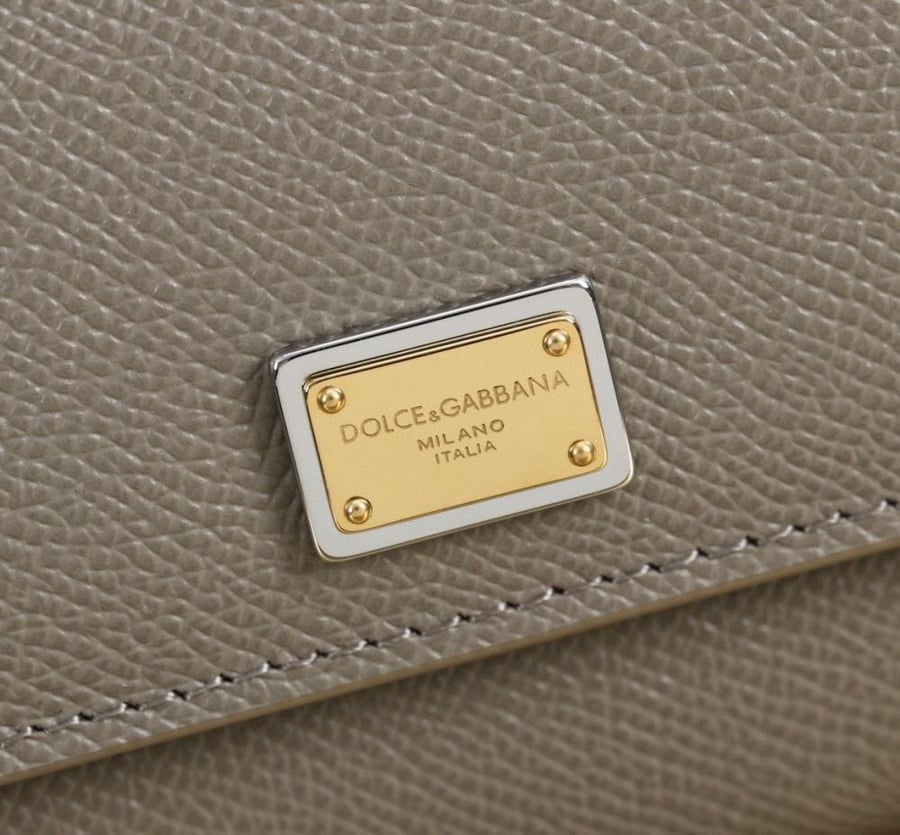 Dauphine-print calfskin mini bag