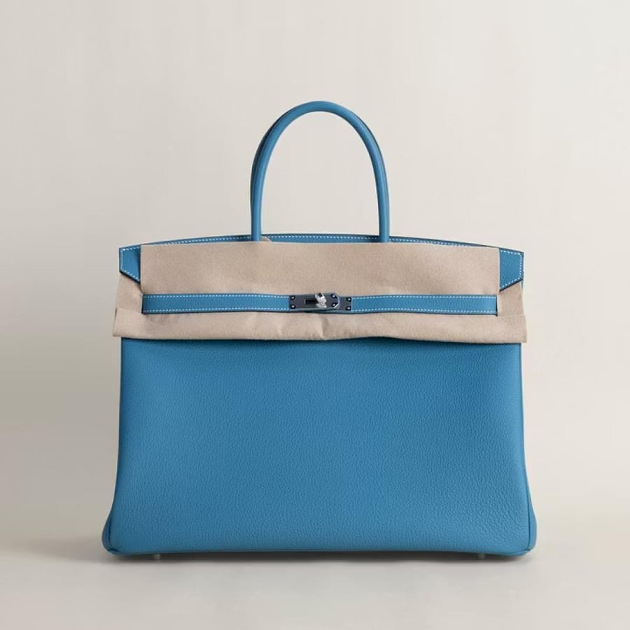 Birkin 40cm Togo 75 Blue Jean PHW
