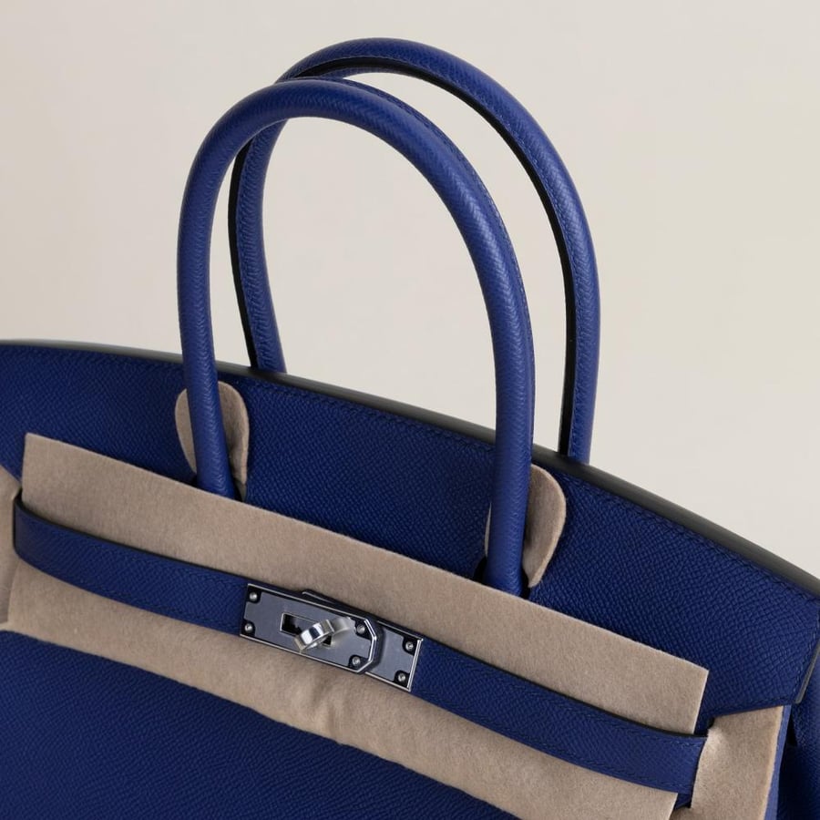 Birkin 30cm Epsom 73 Bleu sapphire PHW
