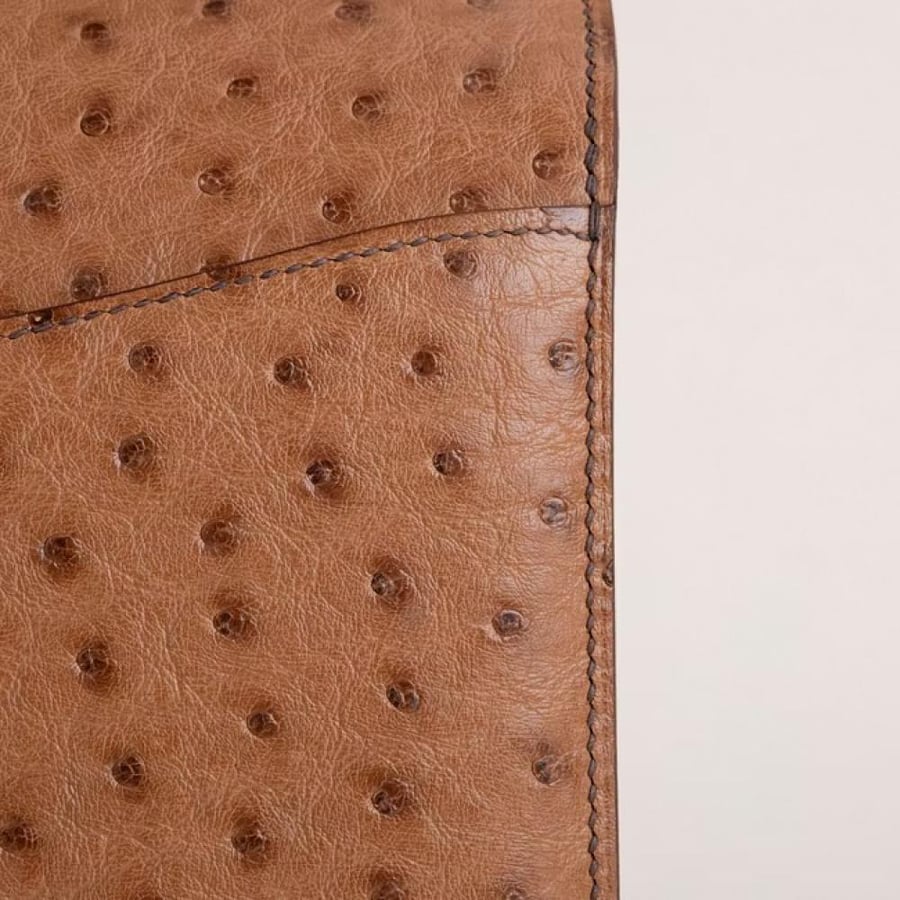 Constance 24CM Ostrich 35 Cognac GHW