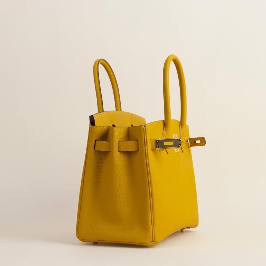 Birkin 30cm Epsom 9D Yellow amber GHW