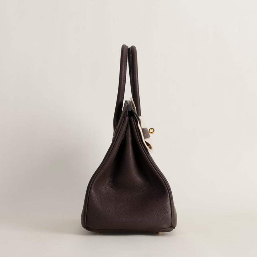 Birkin 30cm Faubourg Barenia leather 46 Ebene GHW