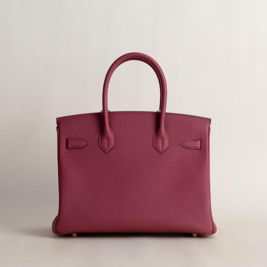 Birkin 30cm Togo K1 Rouge gremade GHW