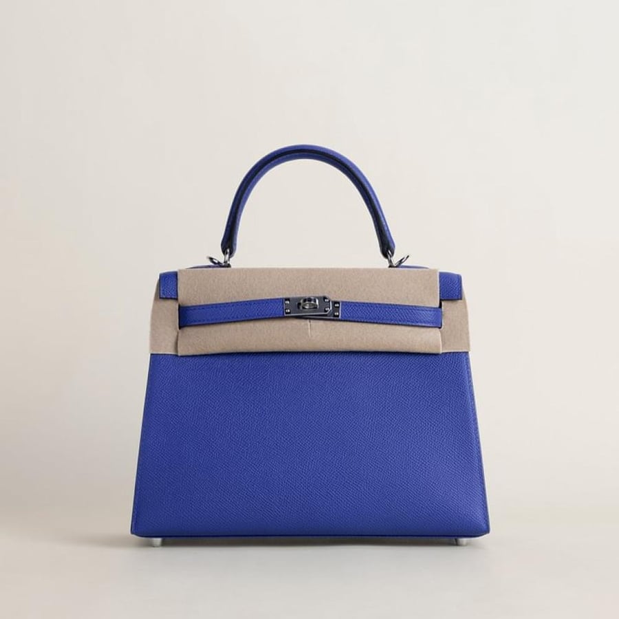 Kelly25 Epsom 71 Bleu France PHW