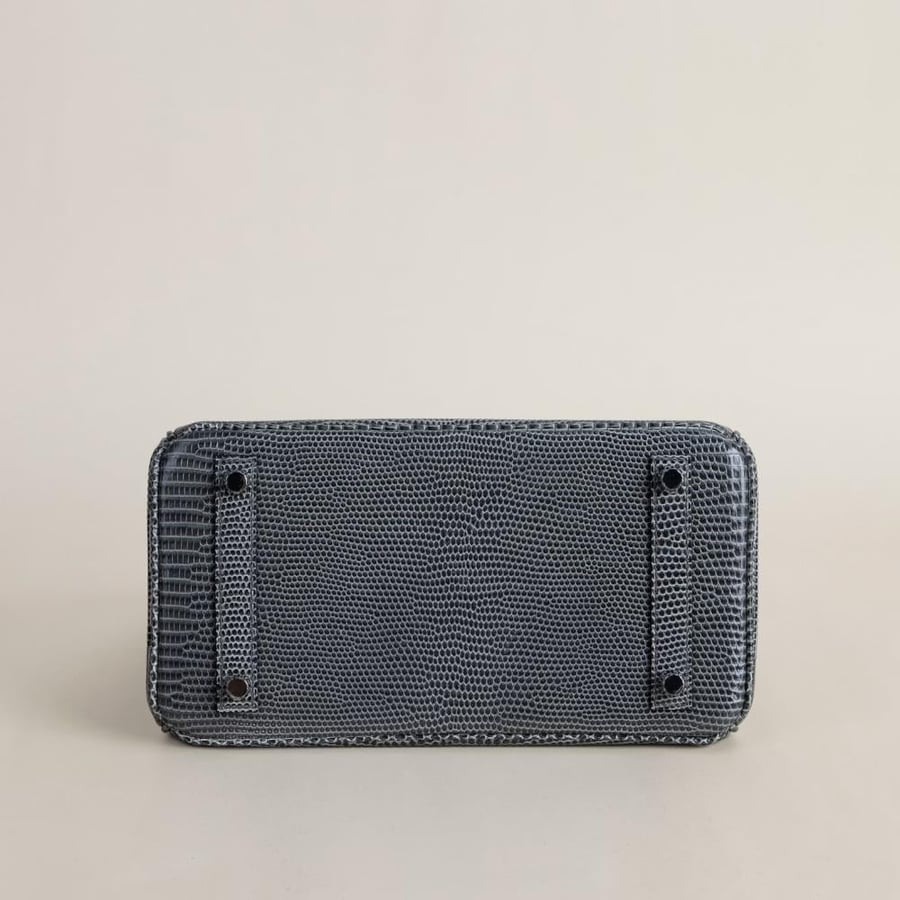 Birkin 25cm Lizard 84 Gray Fonce PHW
