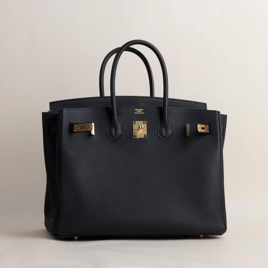 Birkin 35cm Togo 89 Noir GHW