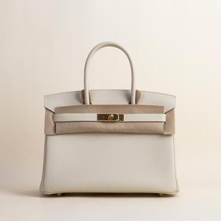 Birkin 30cm Togo 10 Craie GHW
