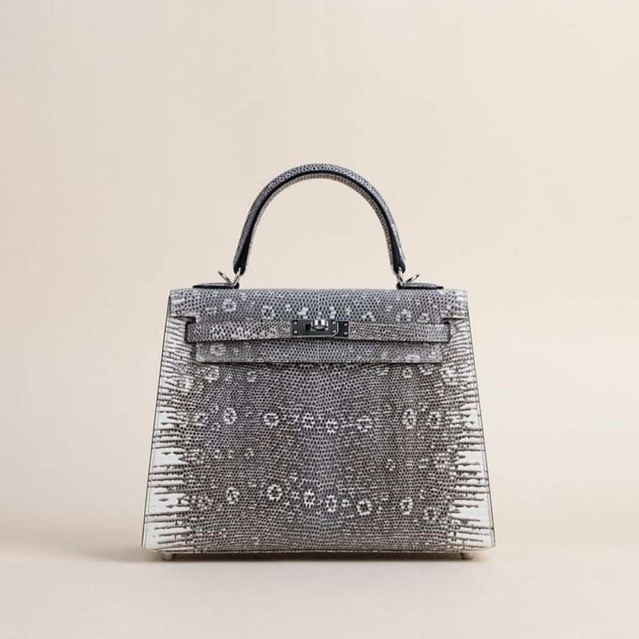 Kelly25 Lizard skin 1B Ombre PHW