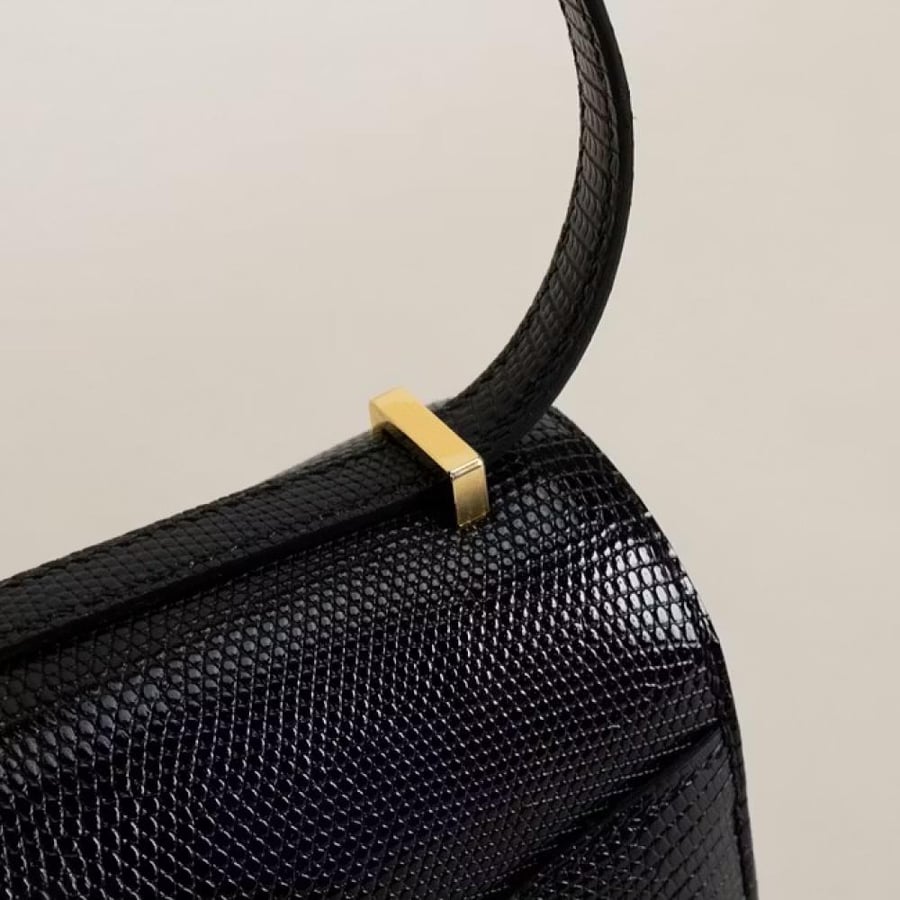 Constance 18CM lizard 89 Noir GHW