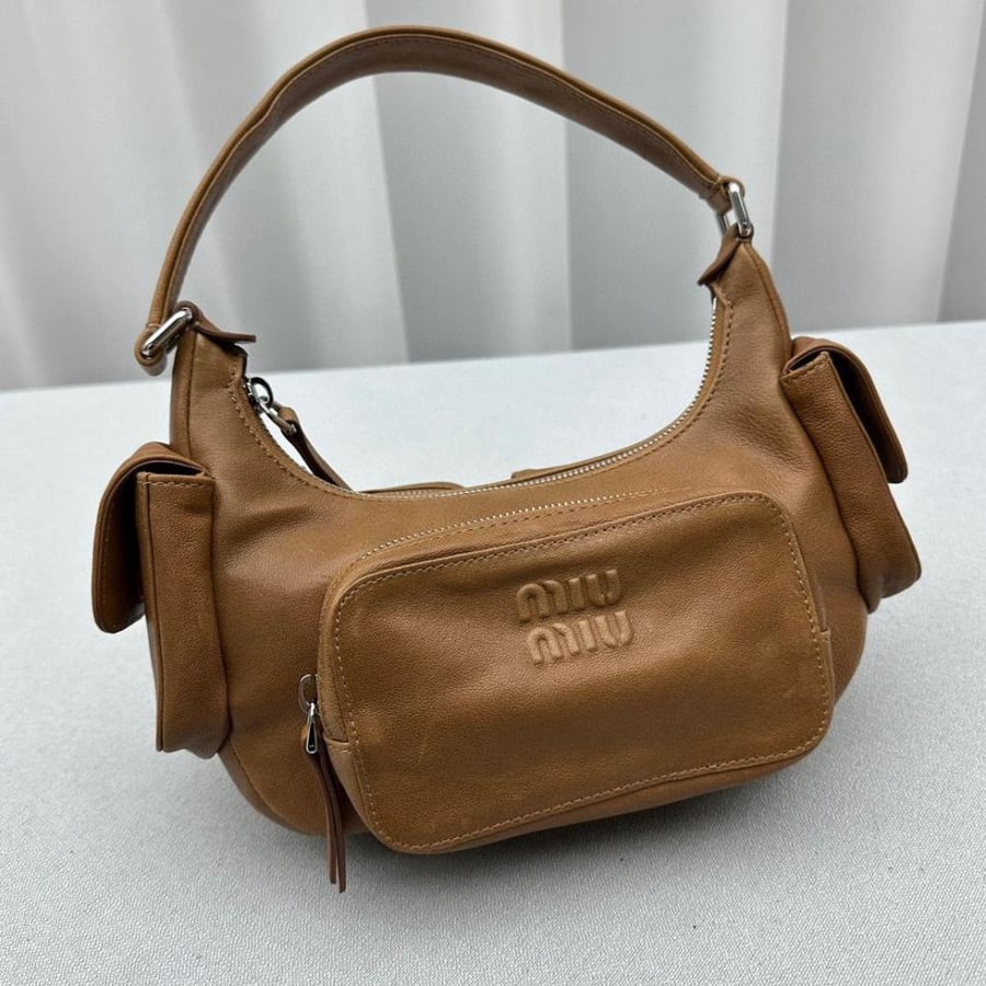 Nappa Leather Pocket Bag