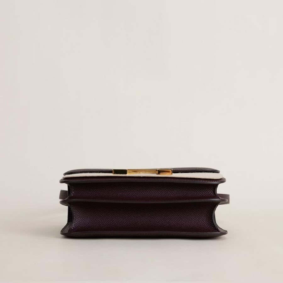 Constance 18CM Epsom 0G Rouge sellier GHW
