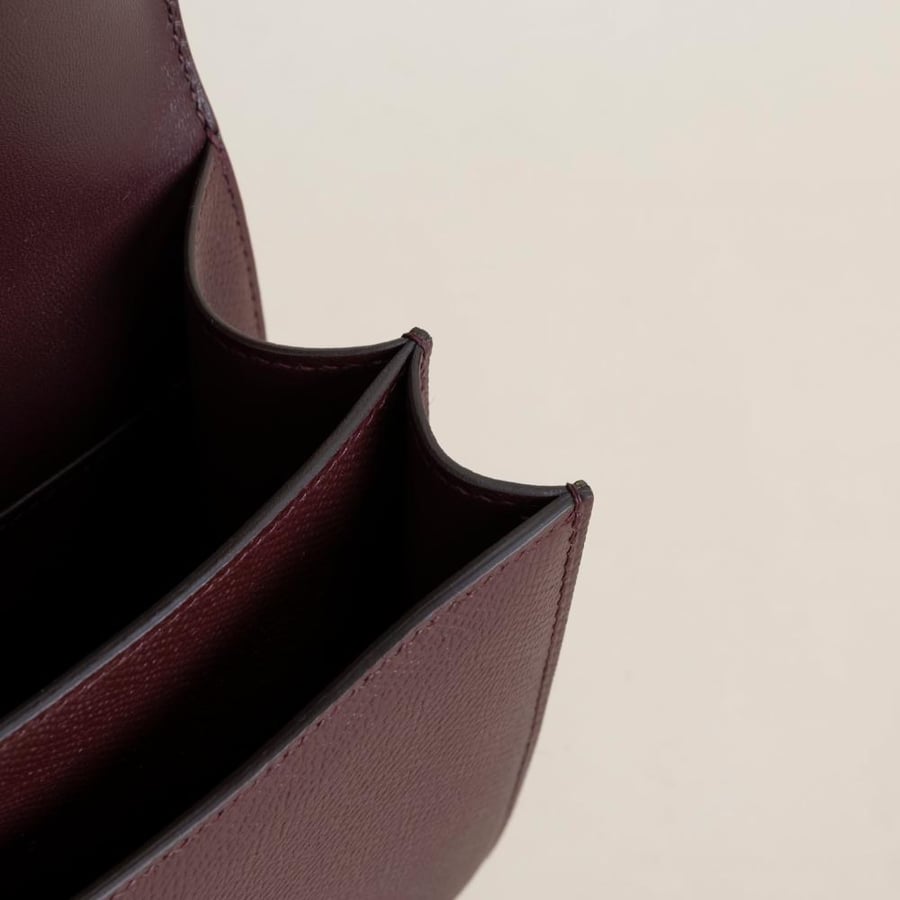 Constance 18CM Epsom 57 Bordeaux PHW