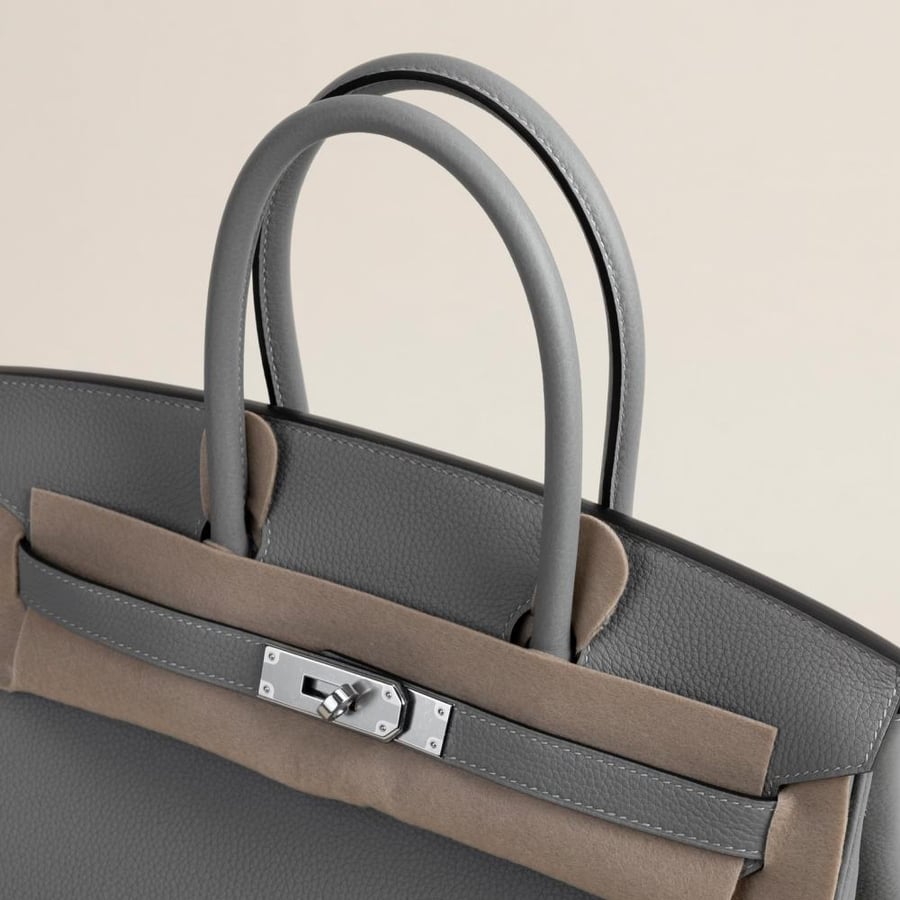 Birkin 30cm Togo 4Z Gris Mouette PHW