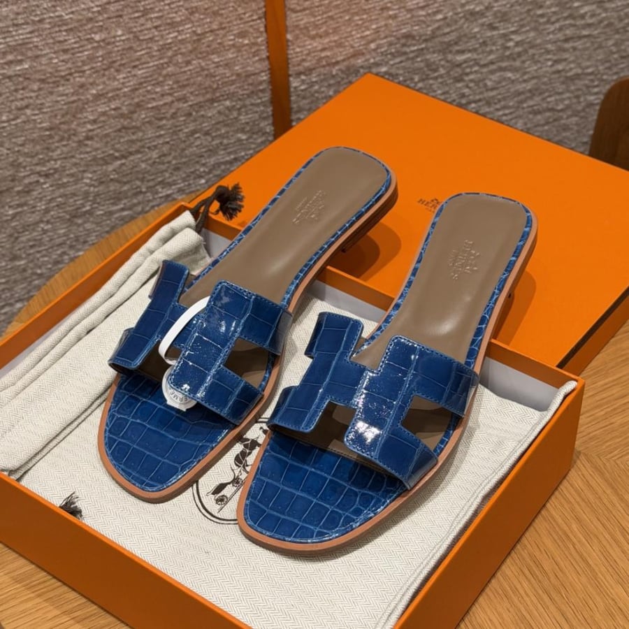 Hermes oran Croco leather Customizable
