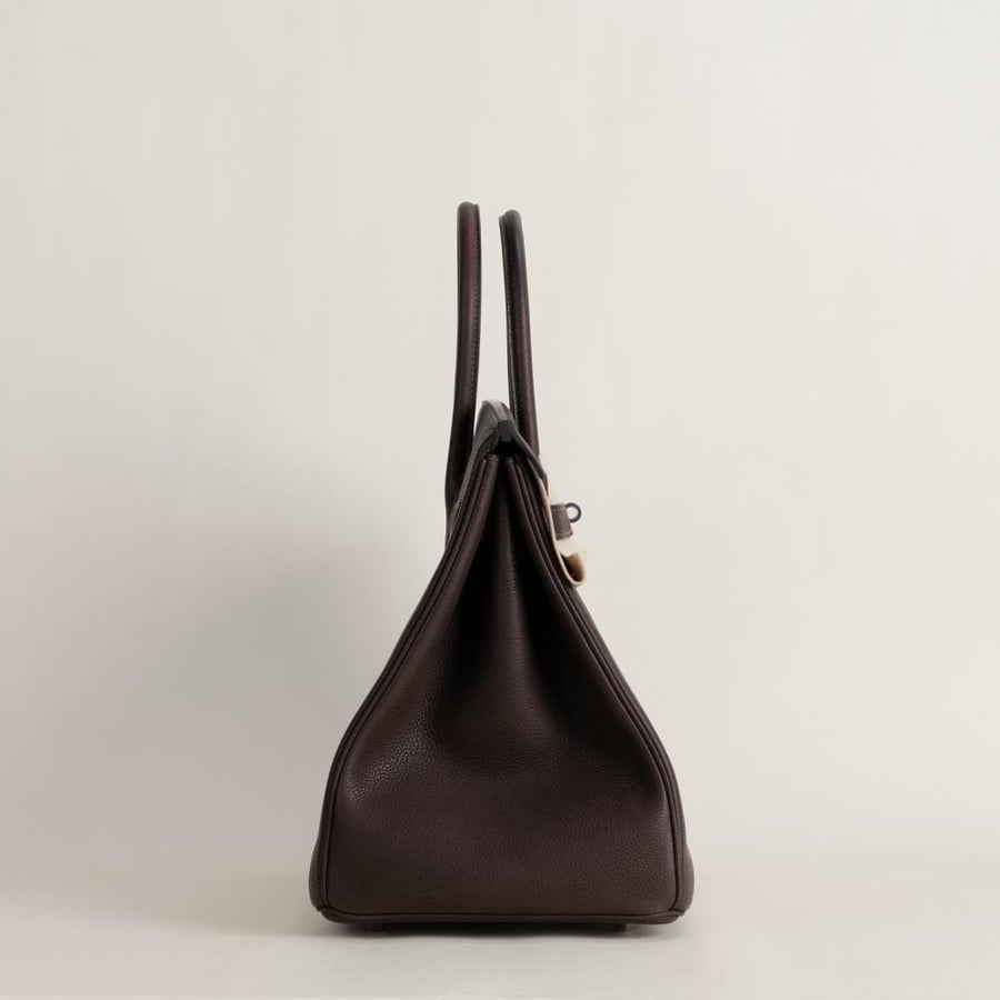 Birkin 35cm Faubourg Barenia 46 Ebene PHW