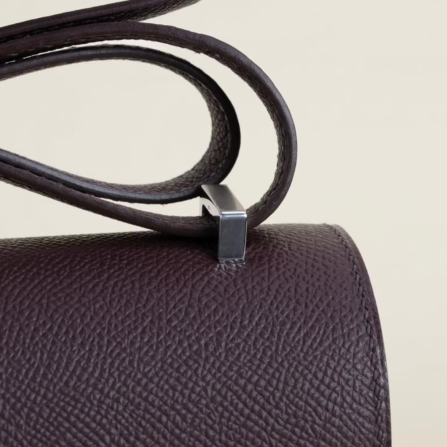 Constance 18CM Epsom 0G Rouge sellier PHW