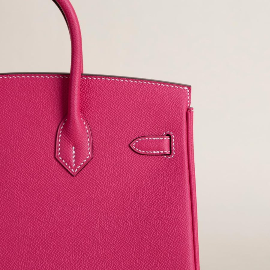 Birkin 25cm Epsom E5 Rose tyrien GHW