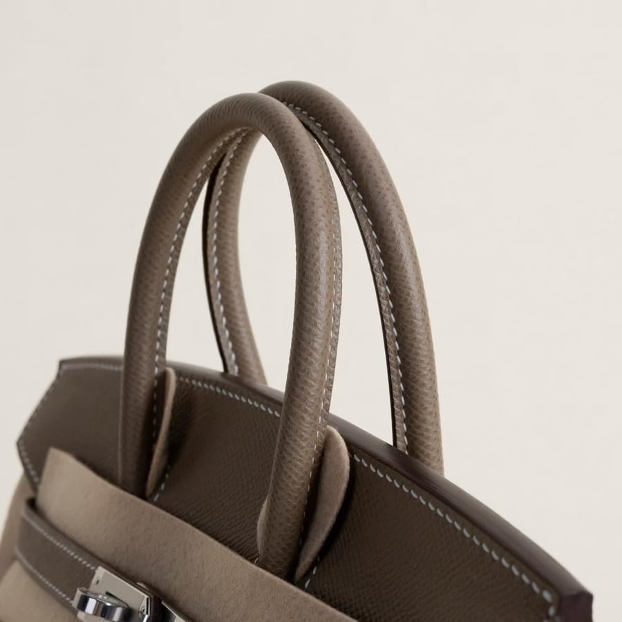 Birkin 25cm Epsom CK18 Etoupe PHW