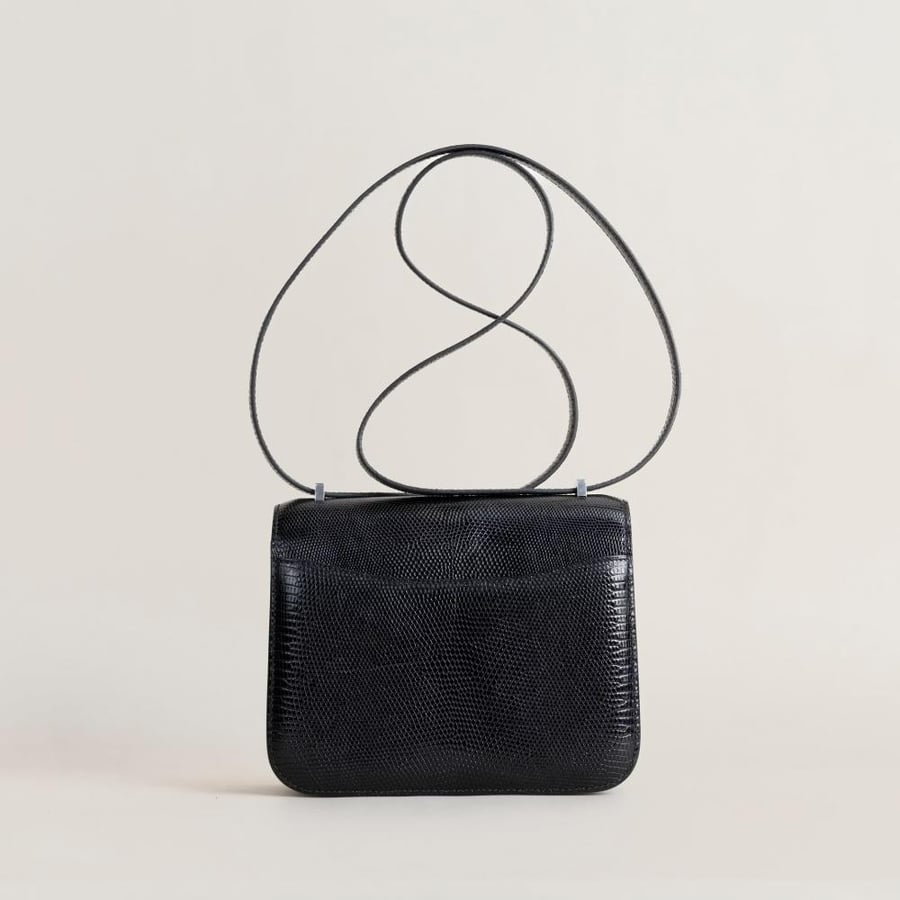Constance 18CM lizard 89 Noir PHW