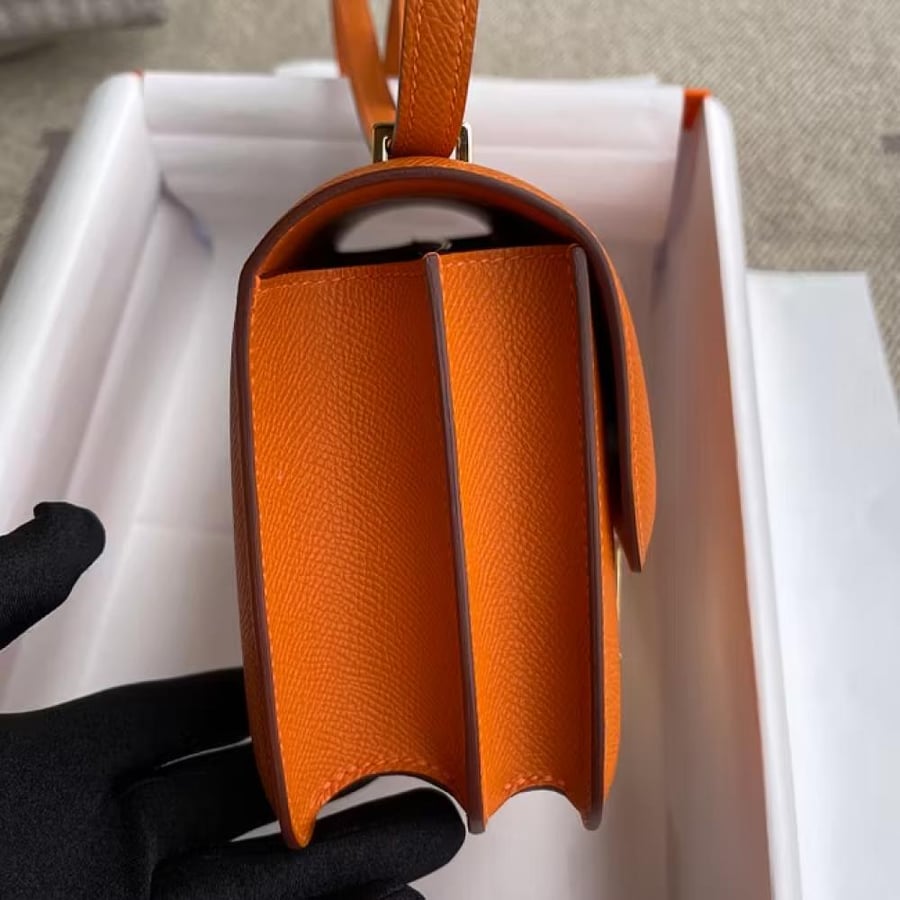 Constance 18CM Epsom 93 OrangeGold